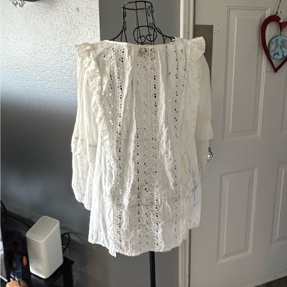 Johnny Was Sarai Ruffle Blouse - Picture 6 of 11